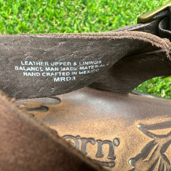 Born Boho Indie Brown Leather Sandals Women’s Size 9. - Picture 7 of 8